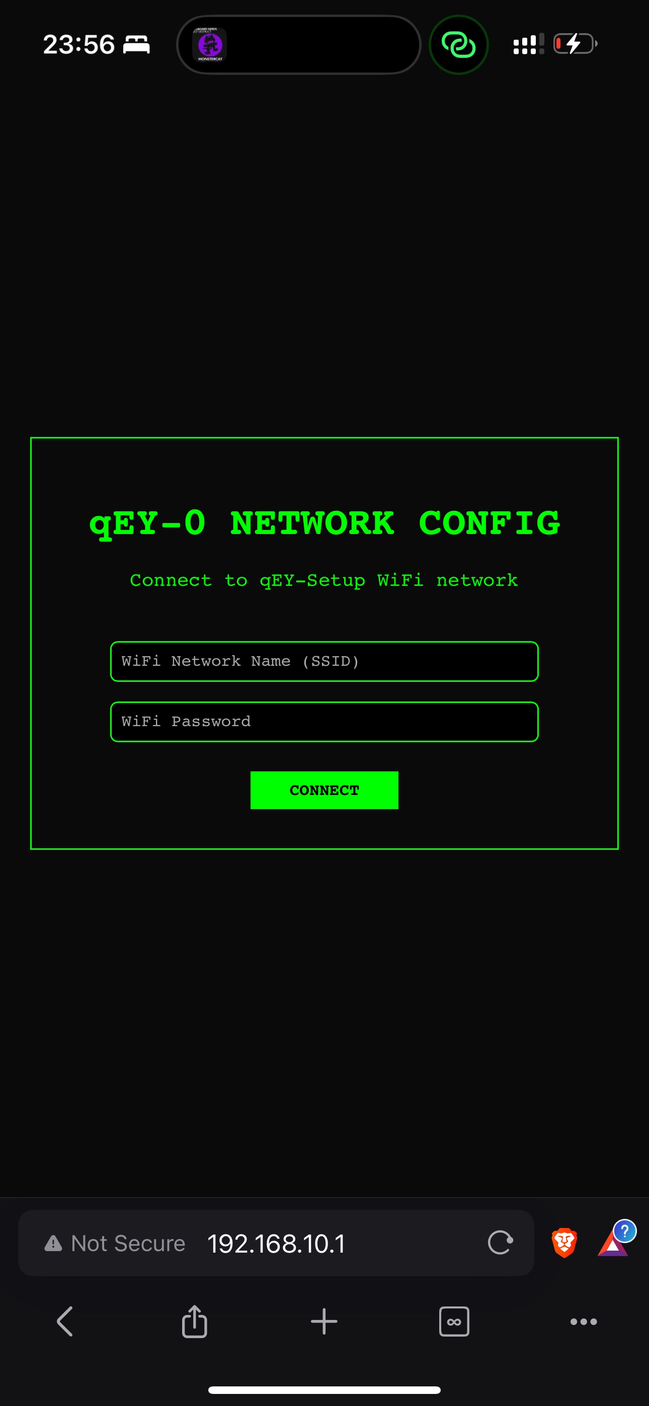 Open Configuration Portal